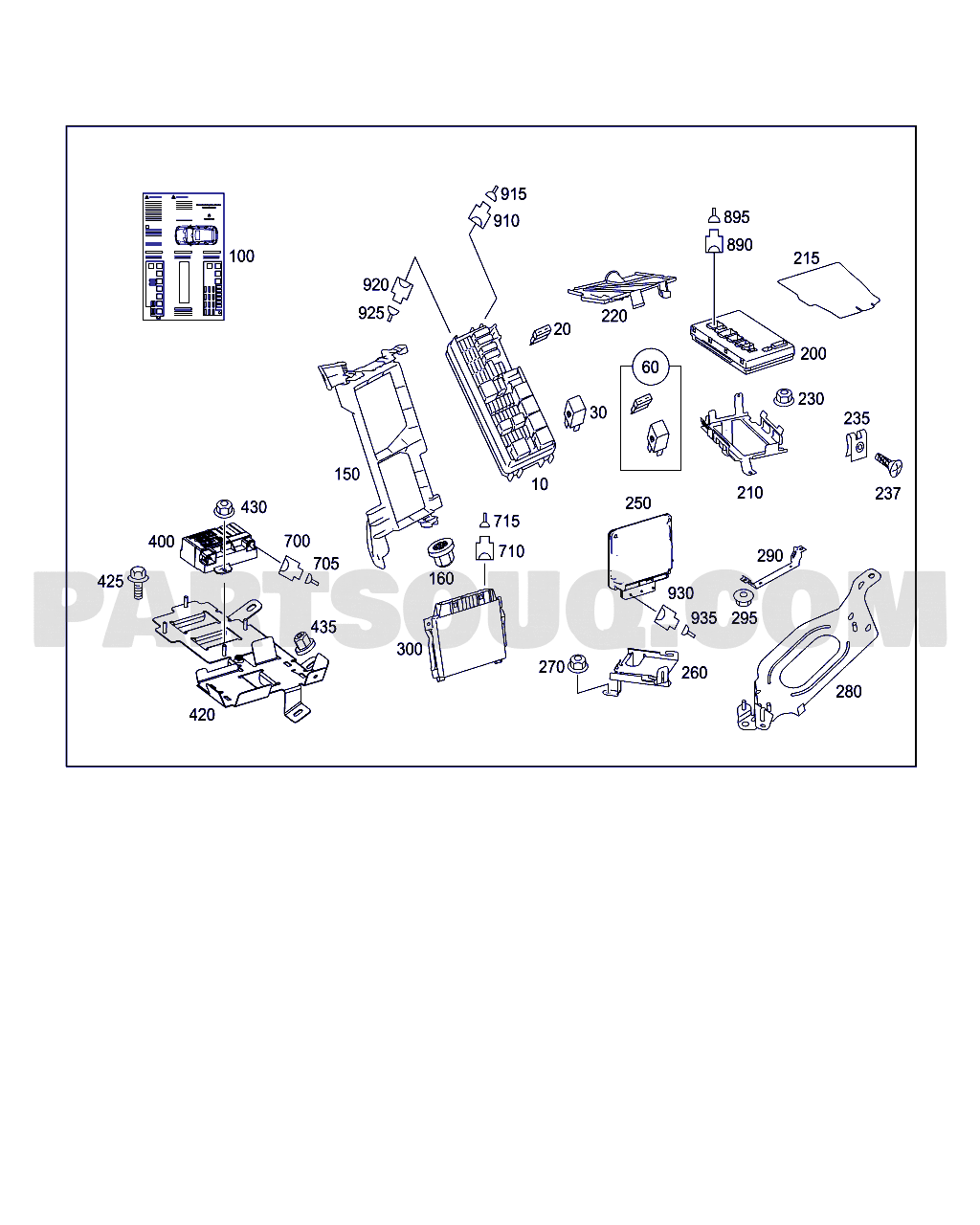 ENGINE ELECTRICAL EQUIPMENT | Mercedes-Benz ML 320 CDI 4MATIC 02.06.2005  Standard | Parts Catalogs | PartSouq