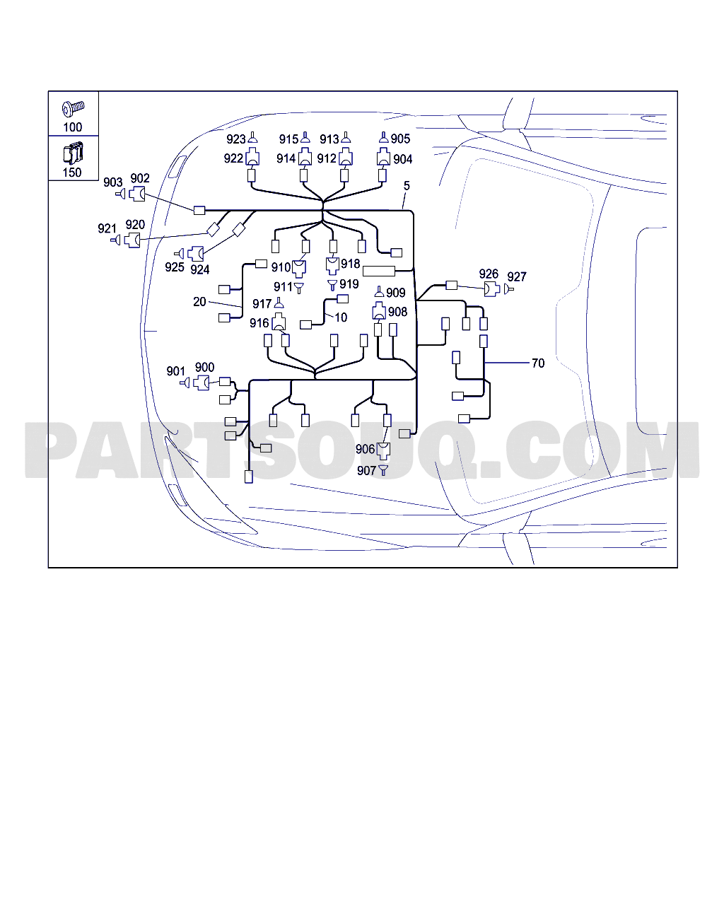 Genuine Mercedes-Benz Mounting Clamp 003-991-82-70 – OEM Direct Replacement (2-Pack)