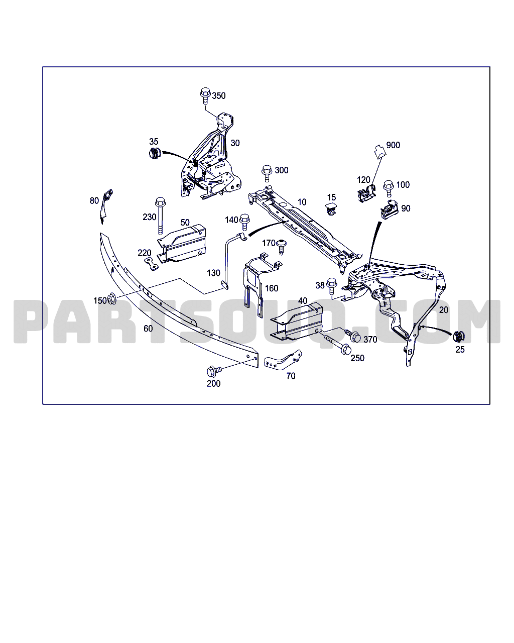 FRONT END, FRONT WALL | Mercedes-Benz C 200 KOMPRESSOR