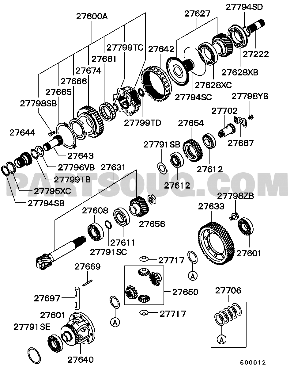 Power Train | Mitsubishi ECLIPSE Japan D22A | Parts Catalogs | PartSouq