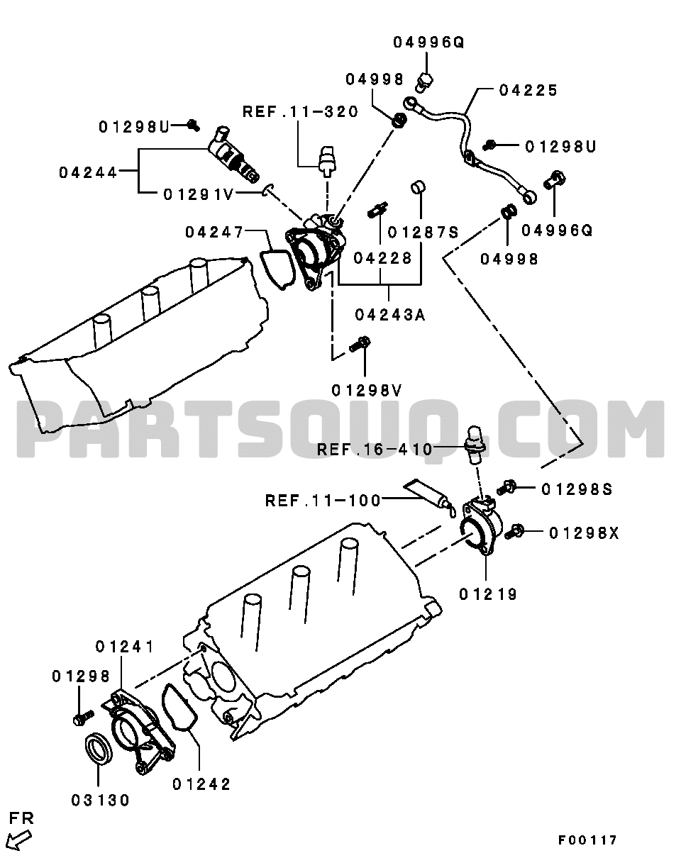 ENGINE - CYLINDER HEAD | Mitsubishi PAJERO/MONTERO Europe V97W 