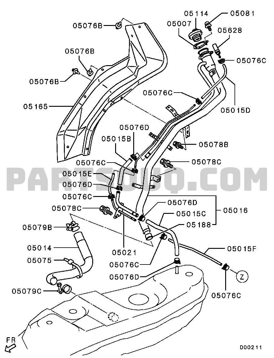 Engine | Mitsubishi PAJERO/MONTERO Europe V98V | Parts Catalogs 
