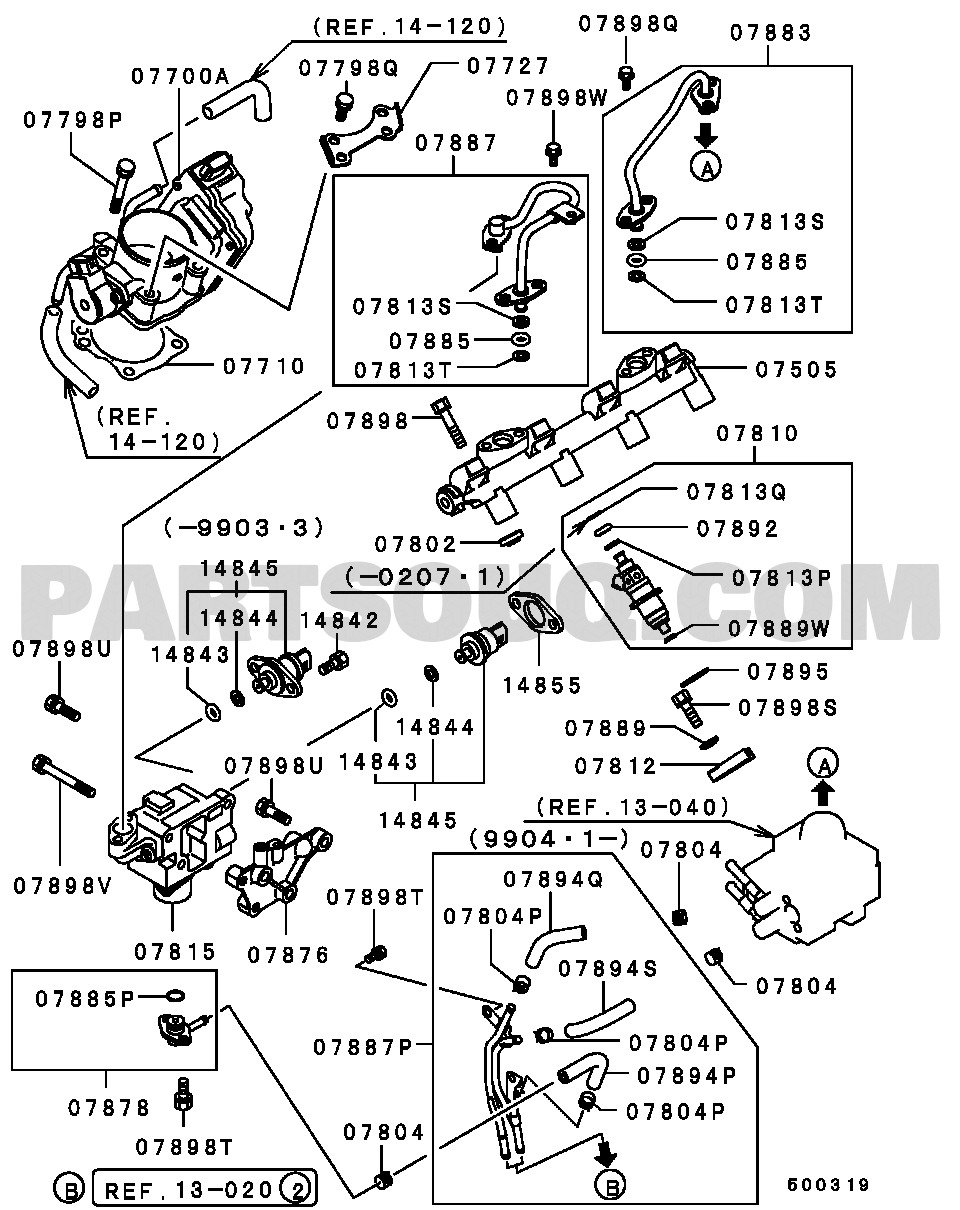 Engine | Mitsubishi PAJERO IO Japan H66W | Parts Catalogs | PartSouq