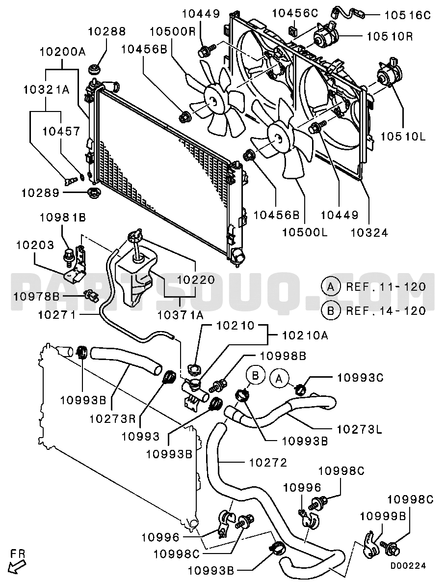 Engine | Mitsubishi LANCER Europe CY1A Parts Catalogs | PartSouq