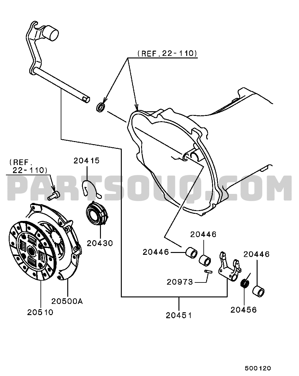 Power Train | Mitsubishi PAJERO JR Japan H57A | Parts Catalogs 