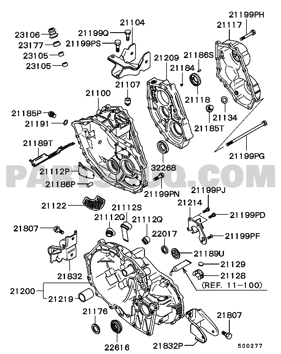 MANUAL TRANSMISSION - M/T CASE | Mitsubishi LANCER/MIRAGE Japan 