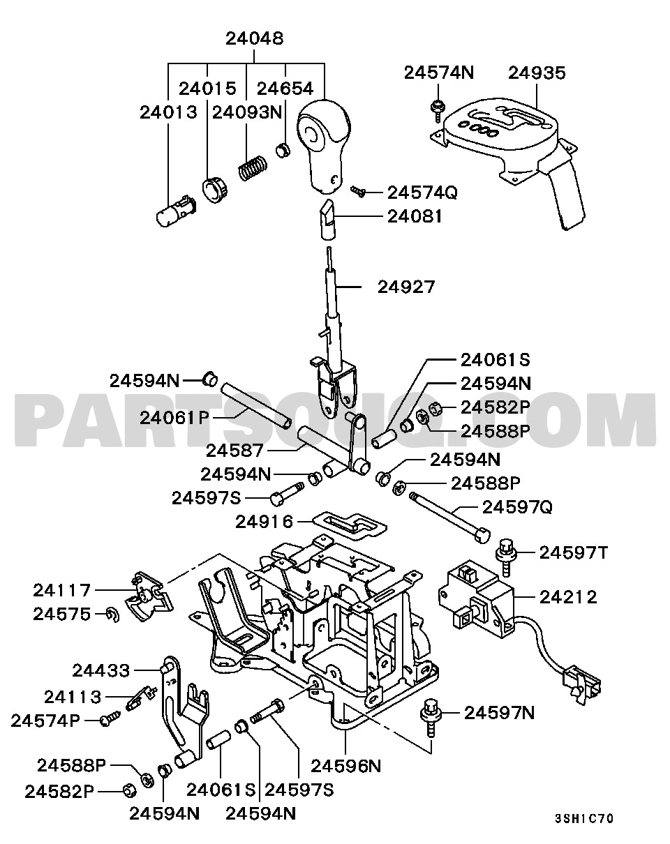 AUTOMATIC TRANSMISSION - A/T FLOOR SHIFT LINKAGE