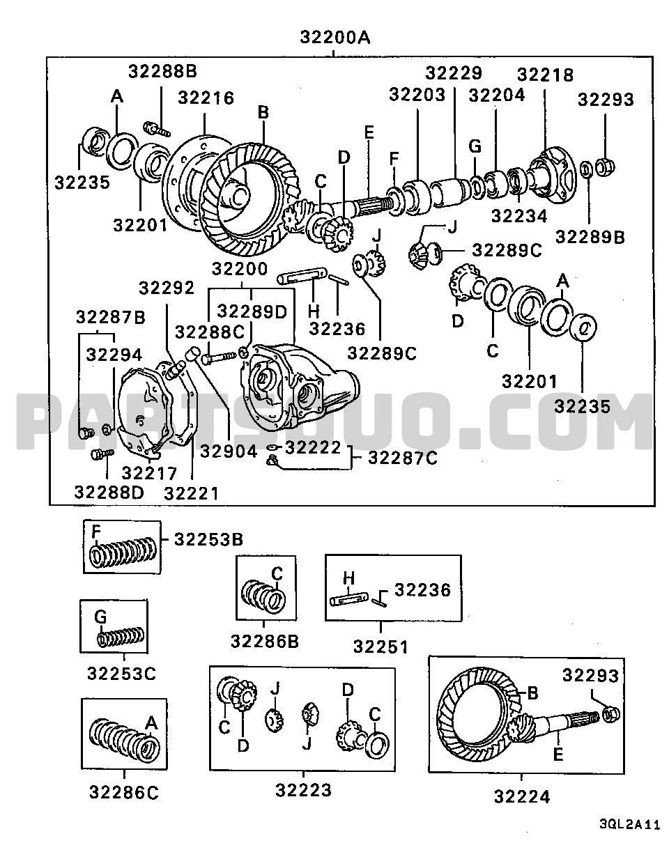 FRONT AXLE - FRONT AXLE DIFFERENTIAL