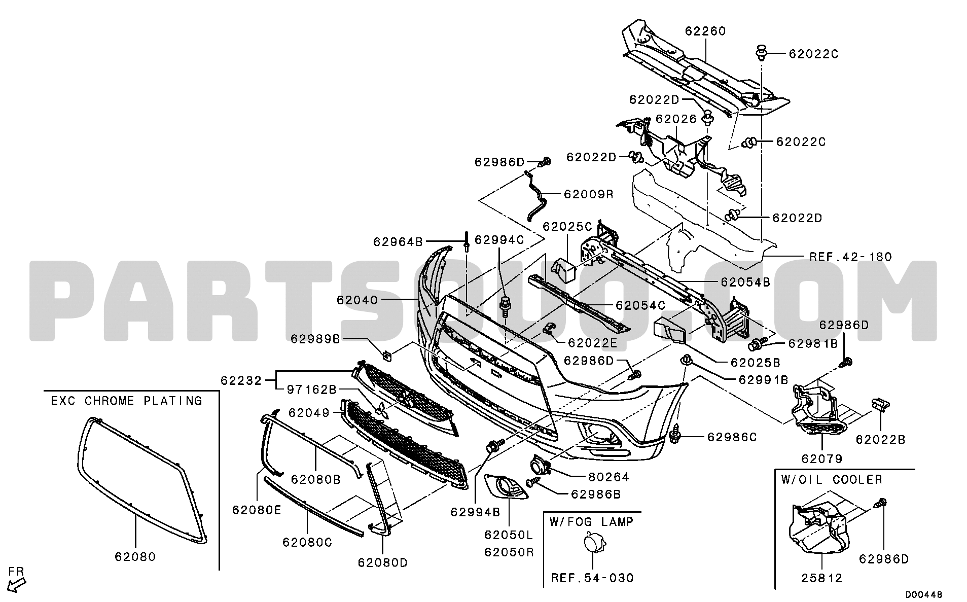 Body, Mitsubishi ASX General GA2W, Parts Catalogs