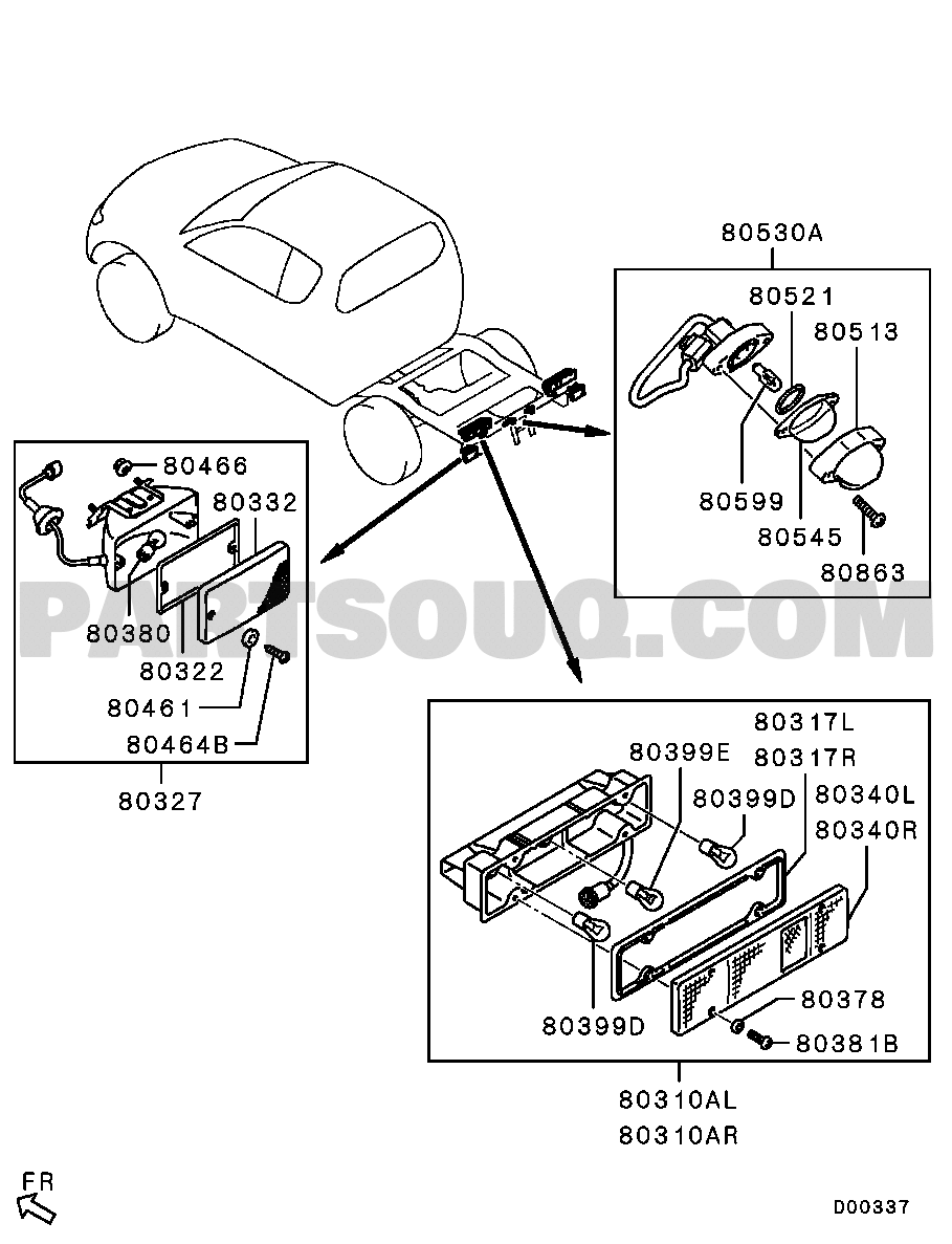 Electrical | Mitsubishi L200 General (KOREA) KB4T | Parts Catalogs 