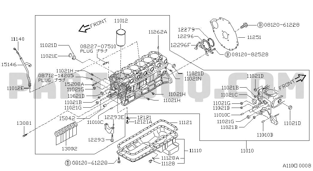 ENGINE MECHANICAL | Nissan SAFARI 08.1987 08.1995 | Parts Catalogs 