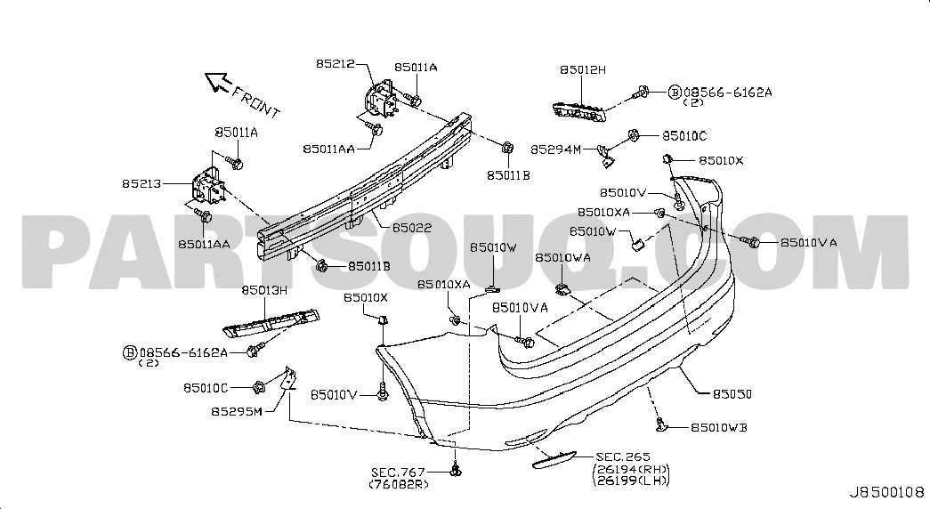 Nissan sales rogue parts