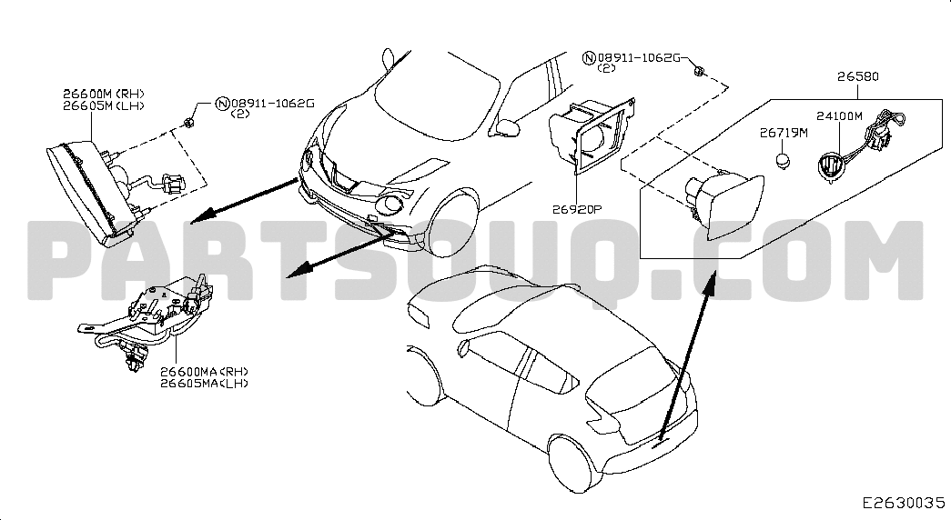 BODY ELECTRICAL Nissan JUKE 04.2018 F15E Parts Catalogs PartSouq