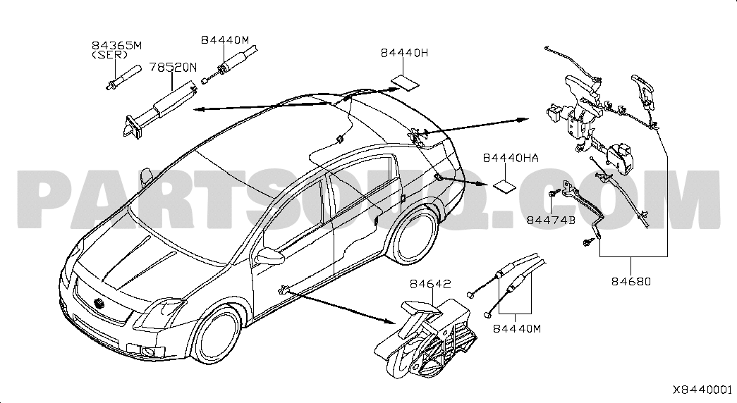 Nissan sentra 2008 parts hotsell