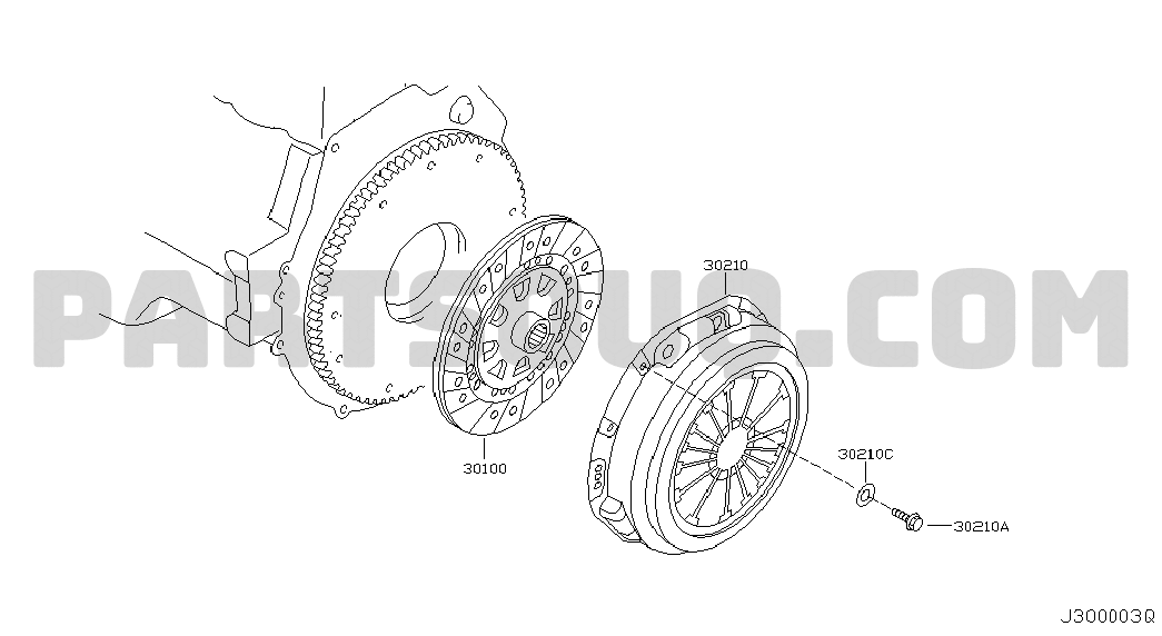 CLUTCH COVER,DISC & RELEASE PARTS