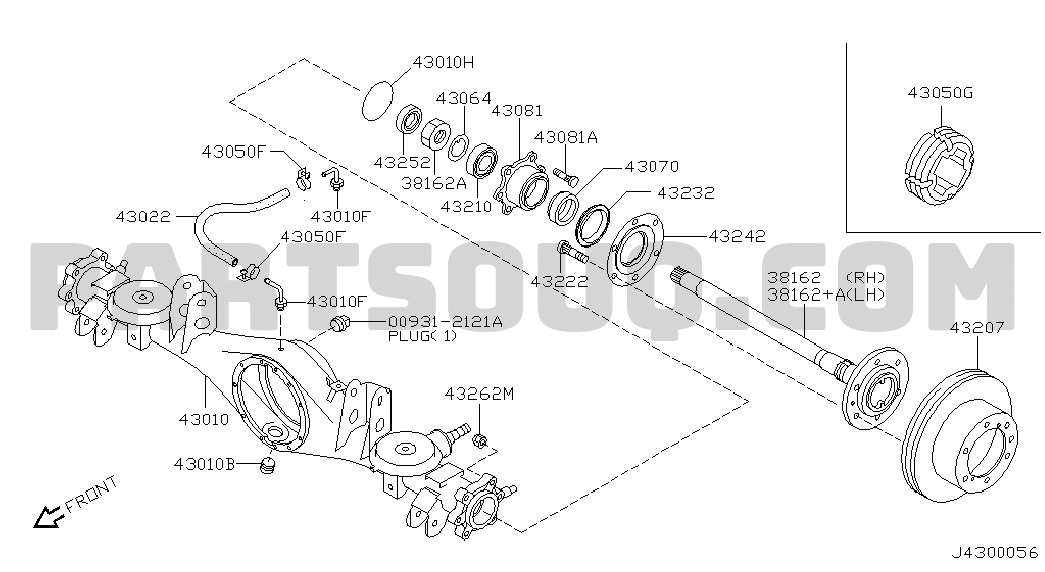 【メール便送料無料対応可】 Nissan | SUSPENSION & AXLE SAFARI Parts | 12.2009 05.2001 その他