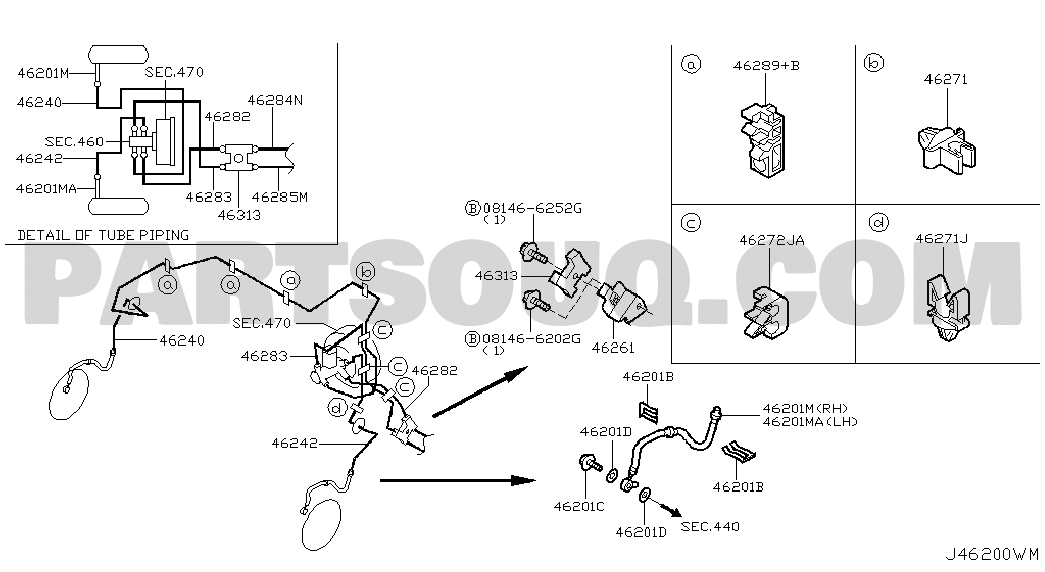 BRAKE PIPING & CONTROL; PIPING(WITH ABS)