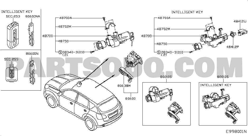 Nissan qashqai parts sales and accessories