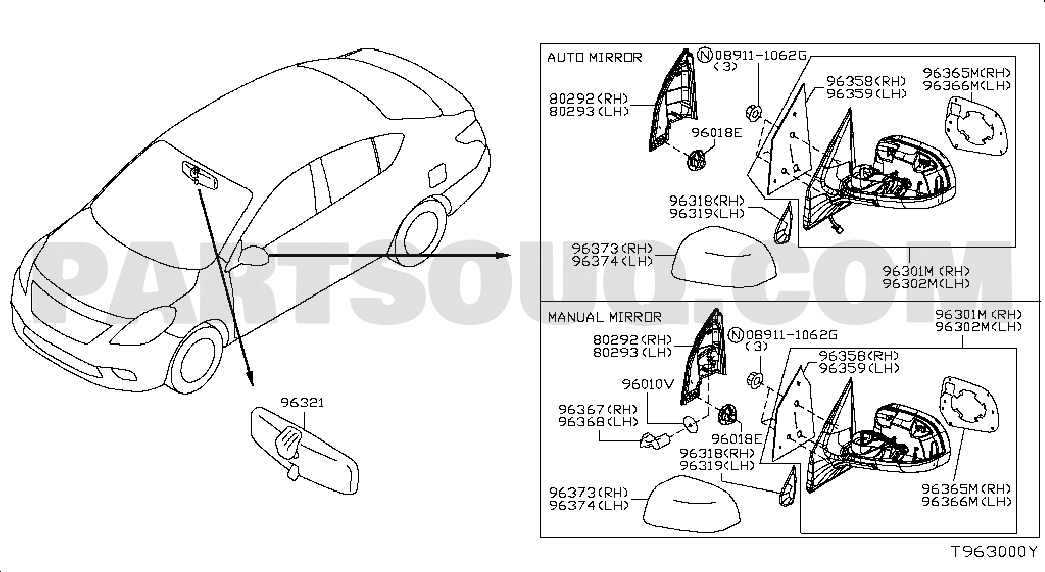 MISCELLANEOUS | Nissan ALMERA/SUNNY 05.2012 G - BLACK | Parts 