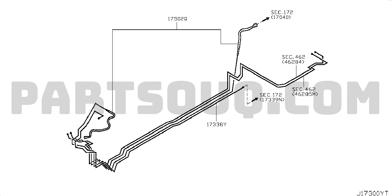 NISSAN NOTE 07.2010 FUEL PIPING; フューエル パイピング