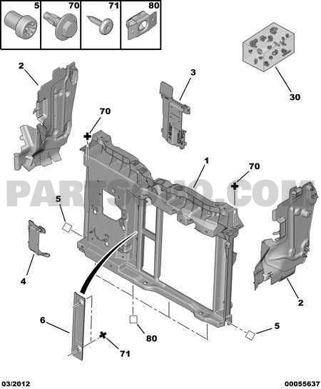 Bonnet | Peugeot 207 (A7) CAR PEUGEOT | Parts Catalogs