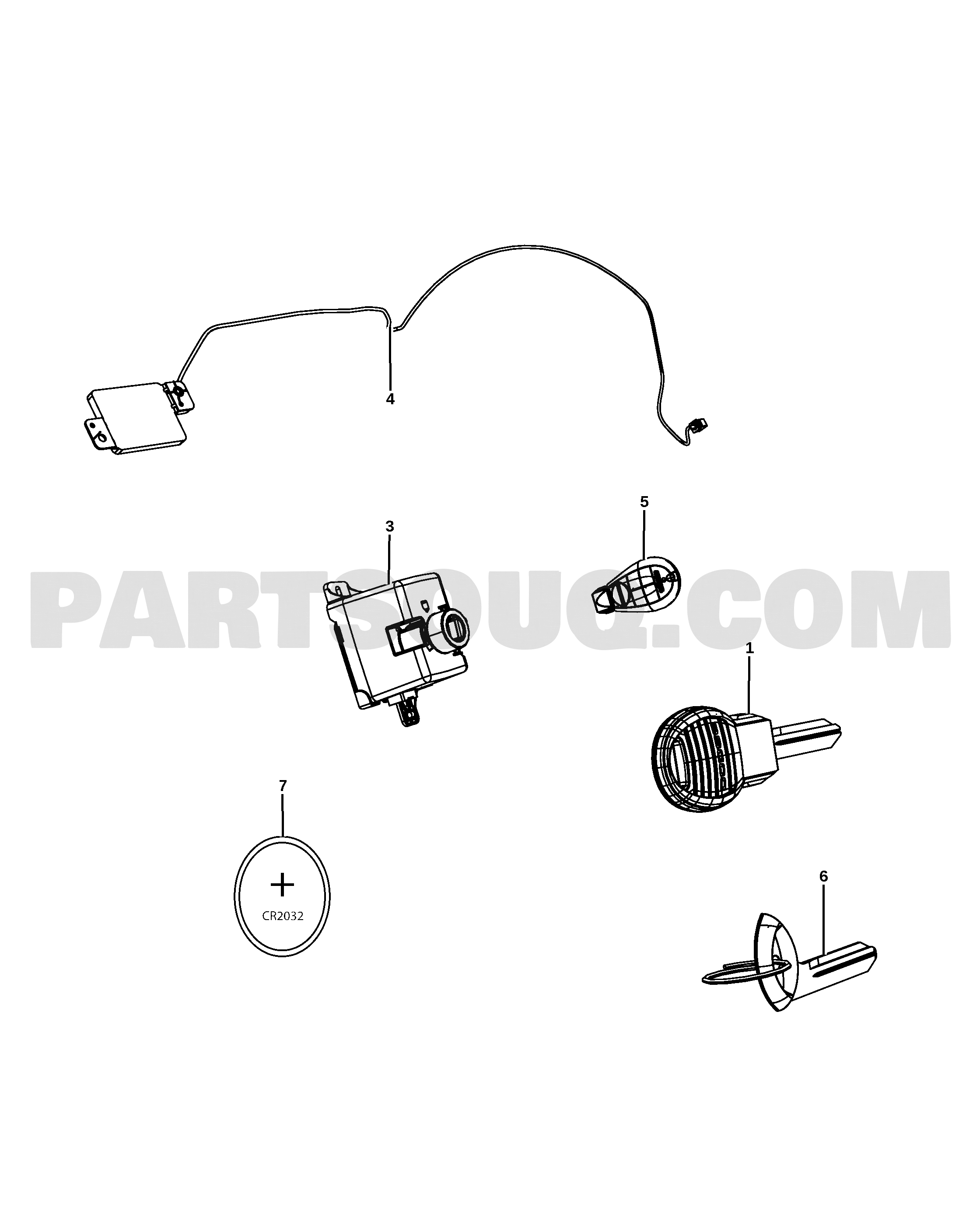 3348b Key Module KEYS, MODULES AND ENGINE CONTROLLERS | Ram TRUCK RAM TRUCK (MEXICO) CKD ...