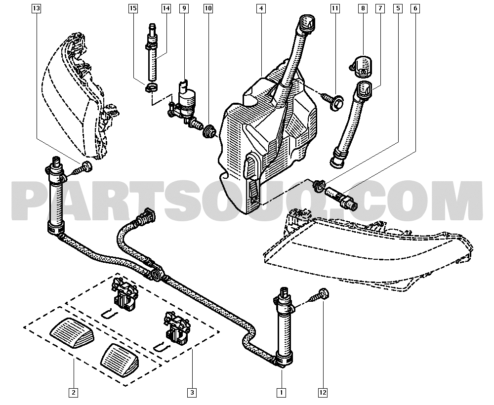 Halter Bremsschlauch Bremsleitung Renault Laguna II / Vel Satis 8200017774