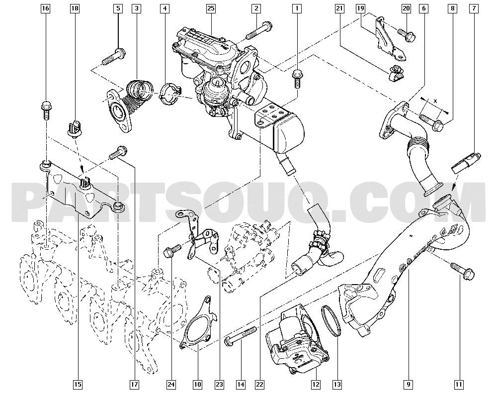 Antipollution | Renault Mégane III Mégane III 10 2010 | Parts 