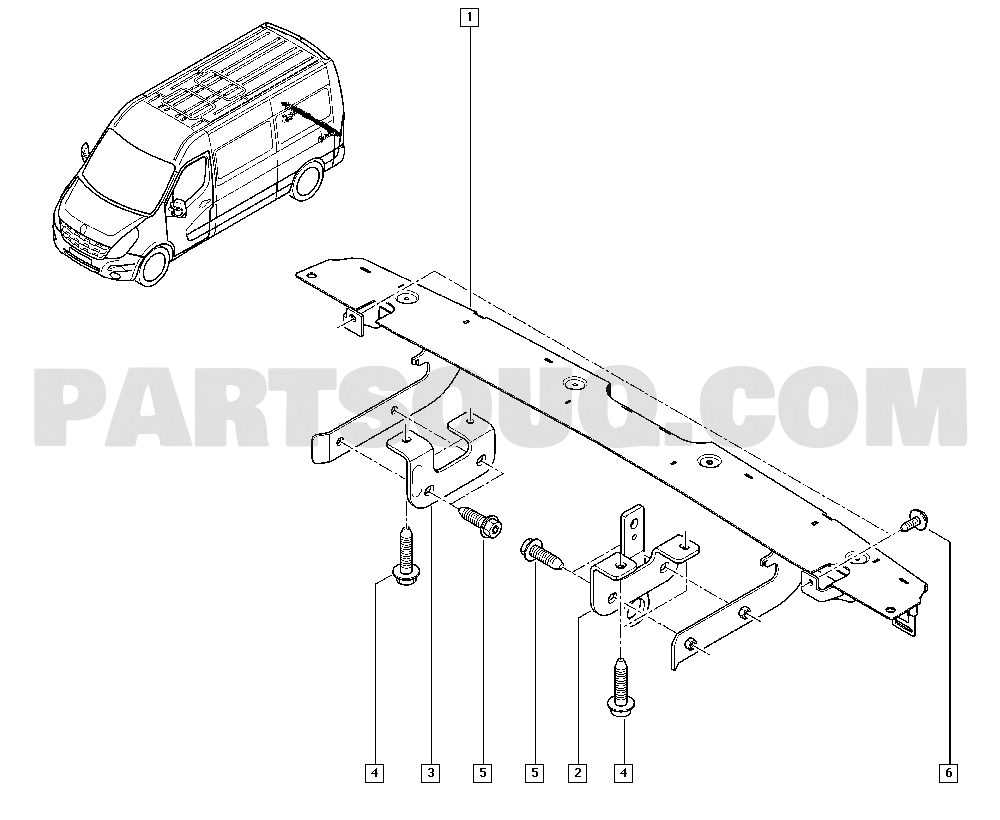 Flat bed dropsides | Renault Master III 1462 FV0F | Parts Catalogs 