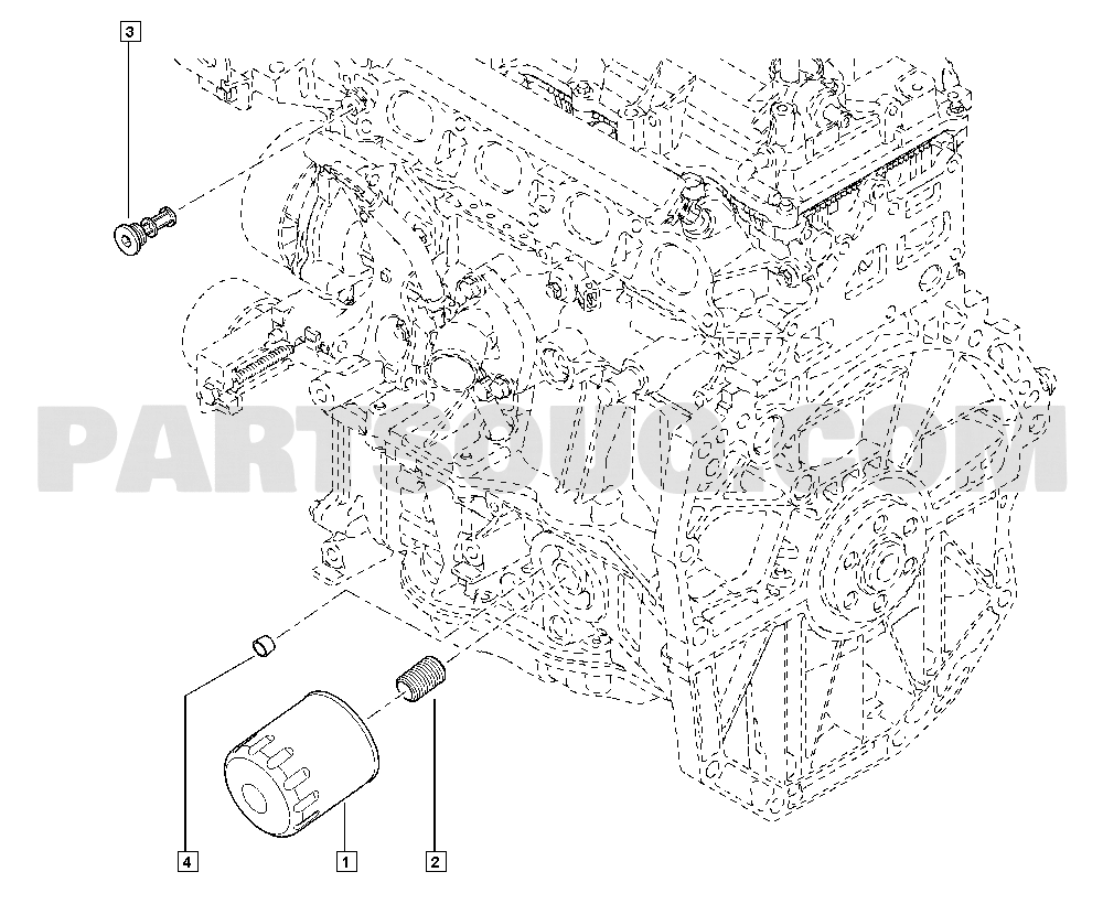 Oil filter | Renault Logan Sandero II Logan Sandero II L8MG 