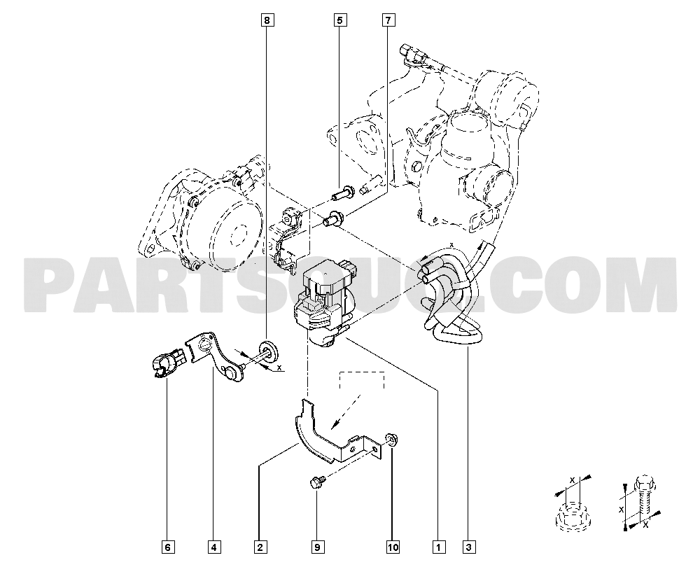 Antipollution | Renault Logan Sandero II 1452 K8AJ | Parts 