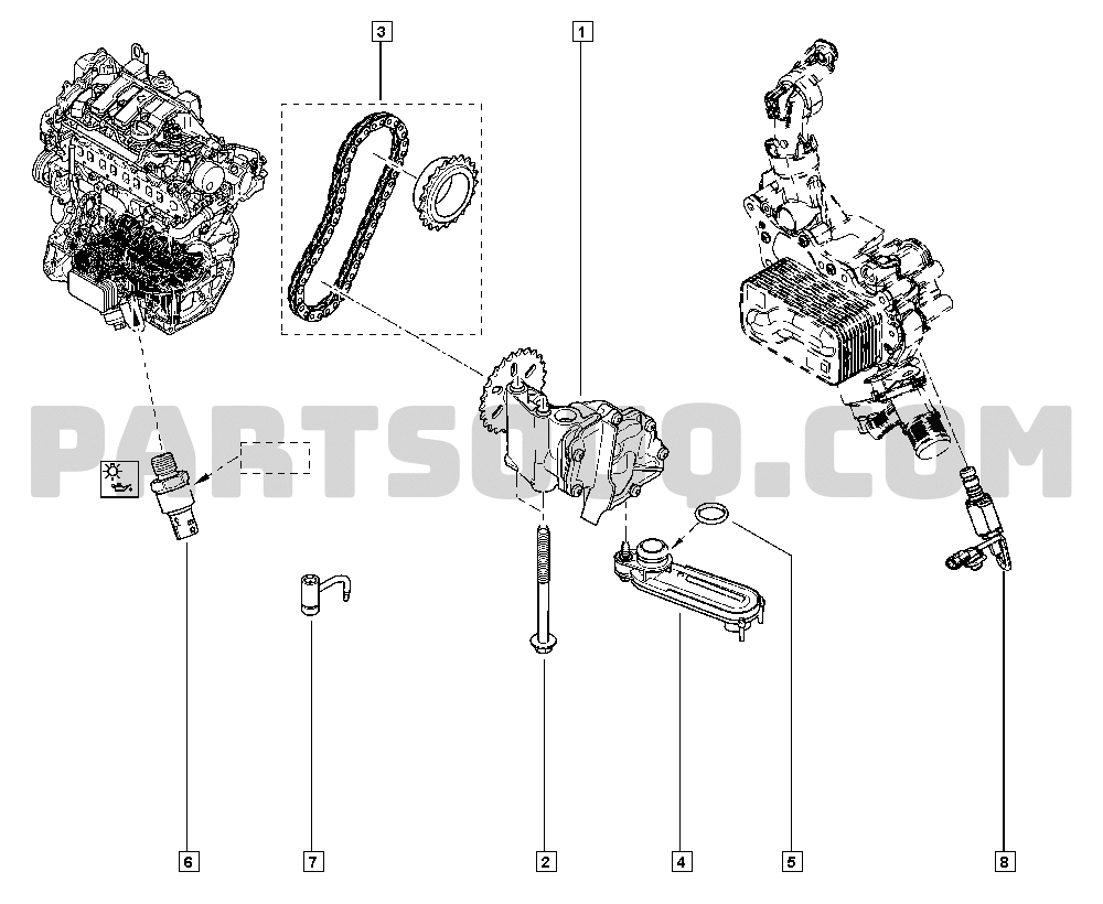 Oil pump | Renault Talisman XFD 1804 LPA8 | Parts Catalogs | PartSouq