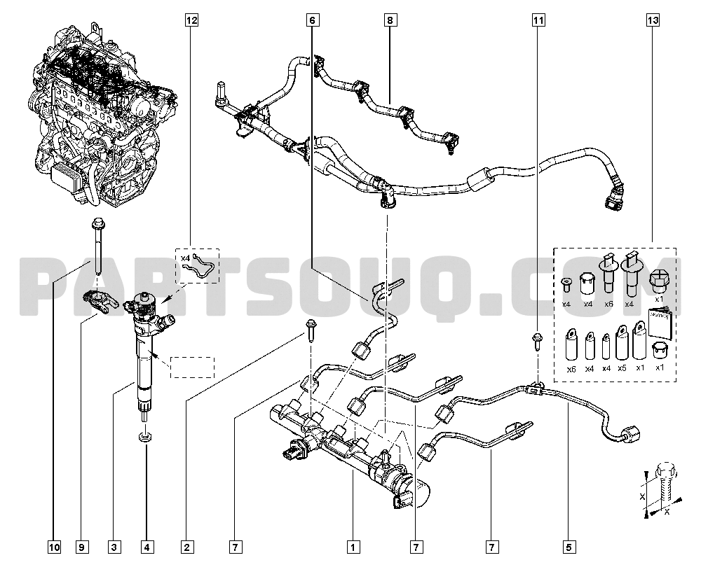 Injection pump | Renault Scénic IV 1809 R9A7 | Parts Catalogs 