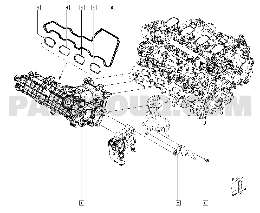 Manifold | Renault Megane IV Sedan Megane IV Sedan 11 2018 | Parts 