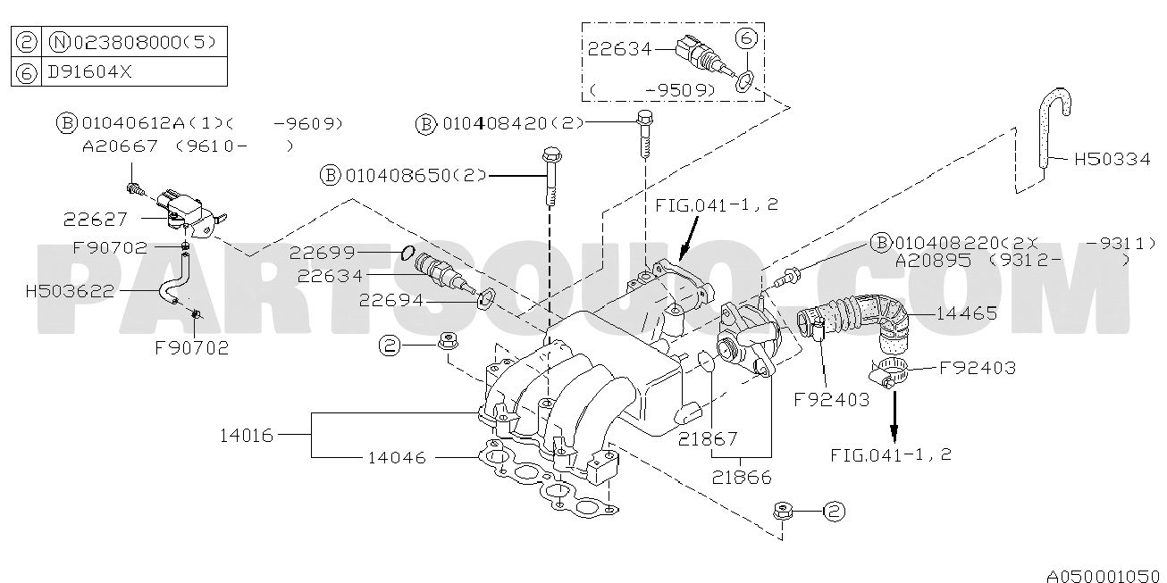 ENGINE AUXILIARIES | Subaru SAMBAR Japan 03.1990 | Parts Catalogs
