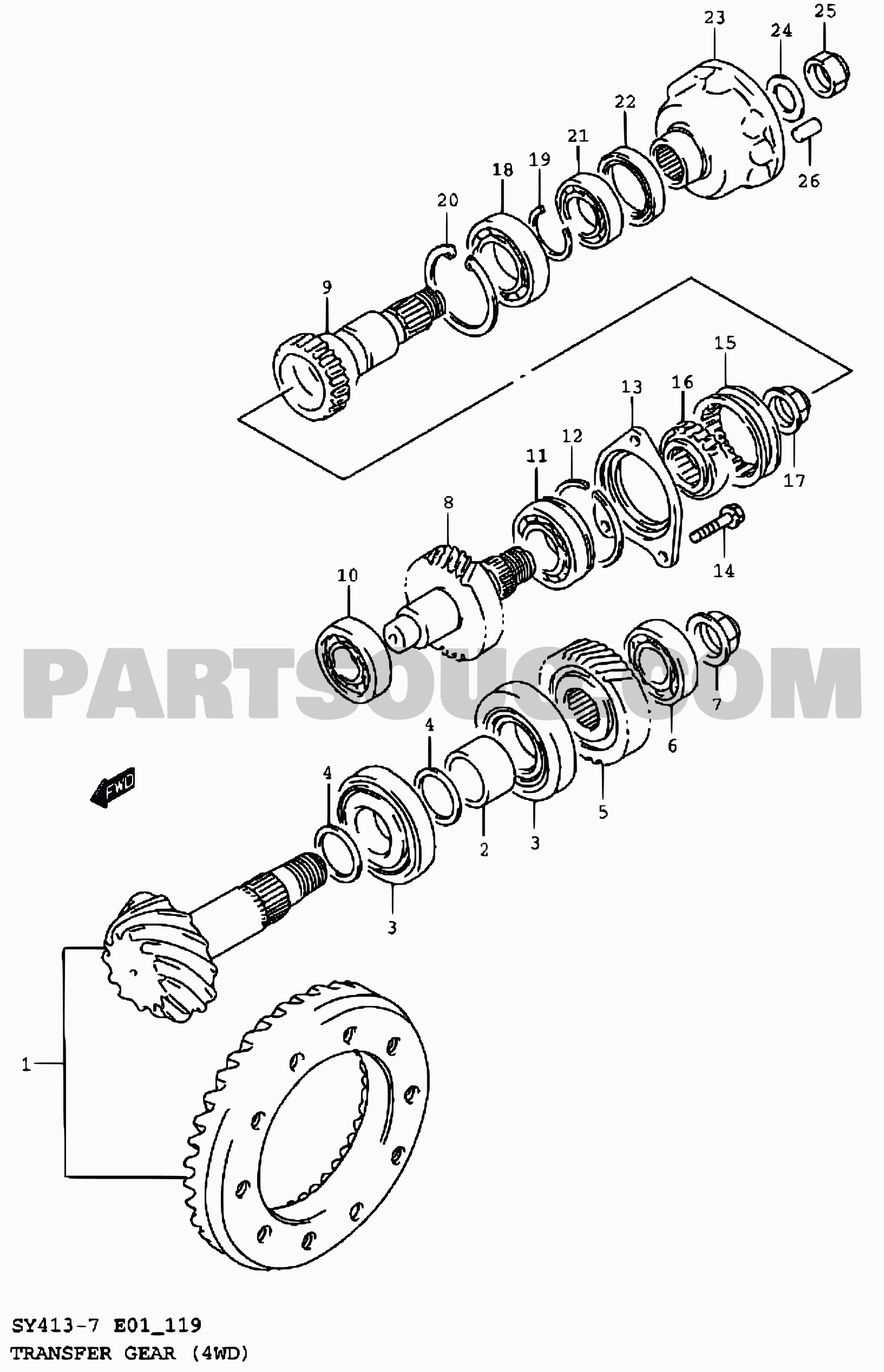 7. Transmisión | Suzuki Baleno/Esteem SY416 SY416-7 | Parts Catalogs |  PartSouq