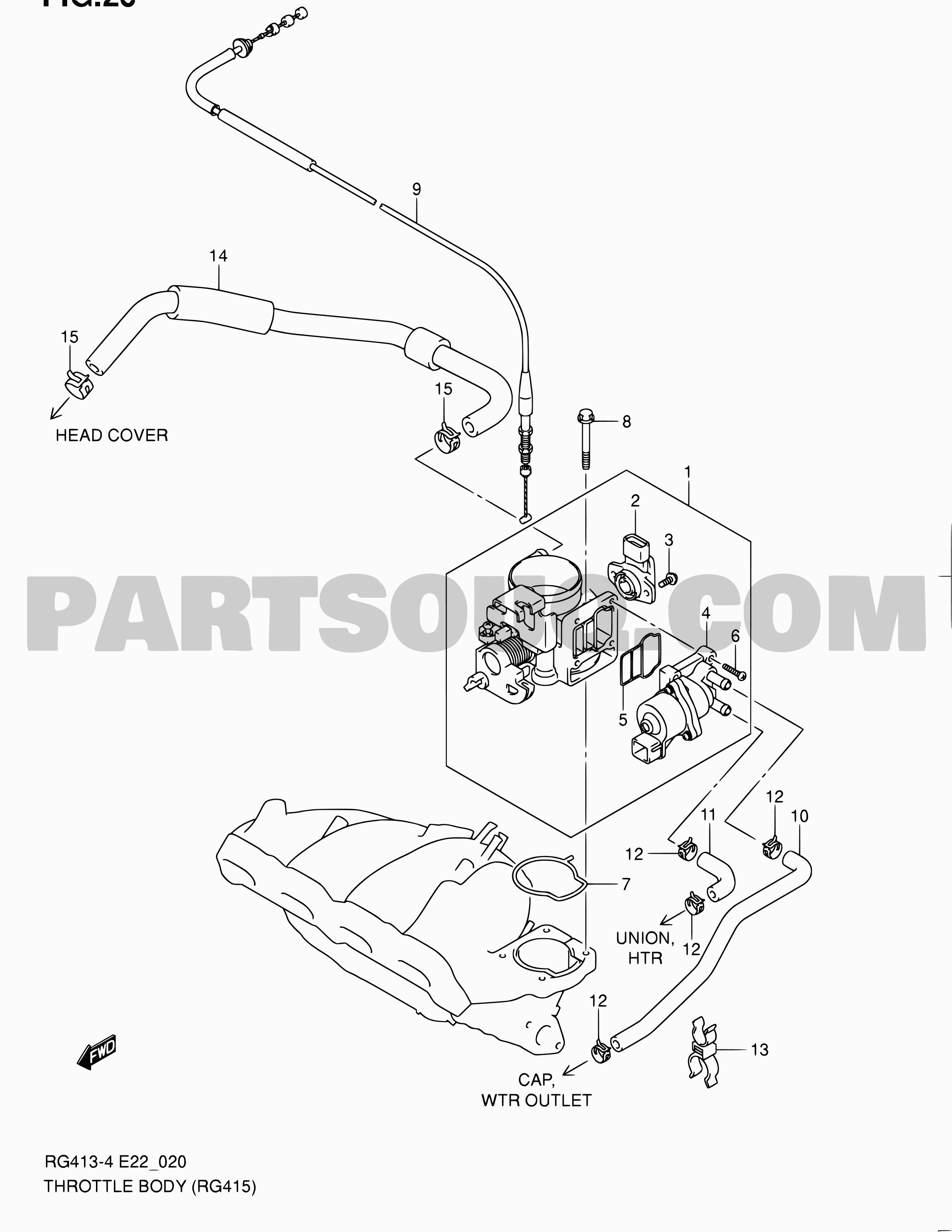 1. Engine Suzuki Ignis RG415 RG4154 Parts Catalogs PartSouq