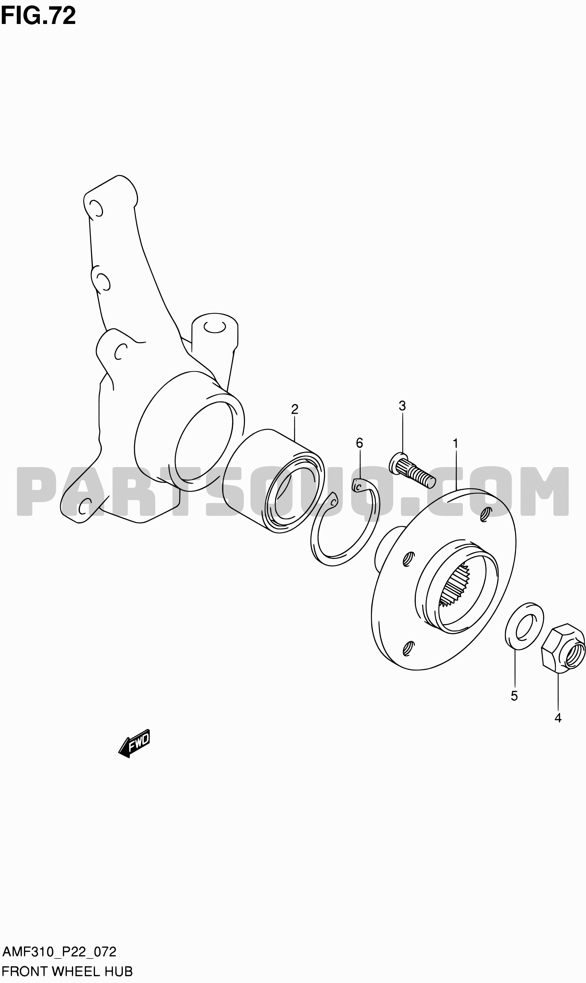 10. Suspension Suzuki Alto AStar/Celerio/800/Fronte AMF310 AMF310