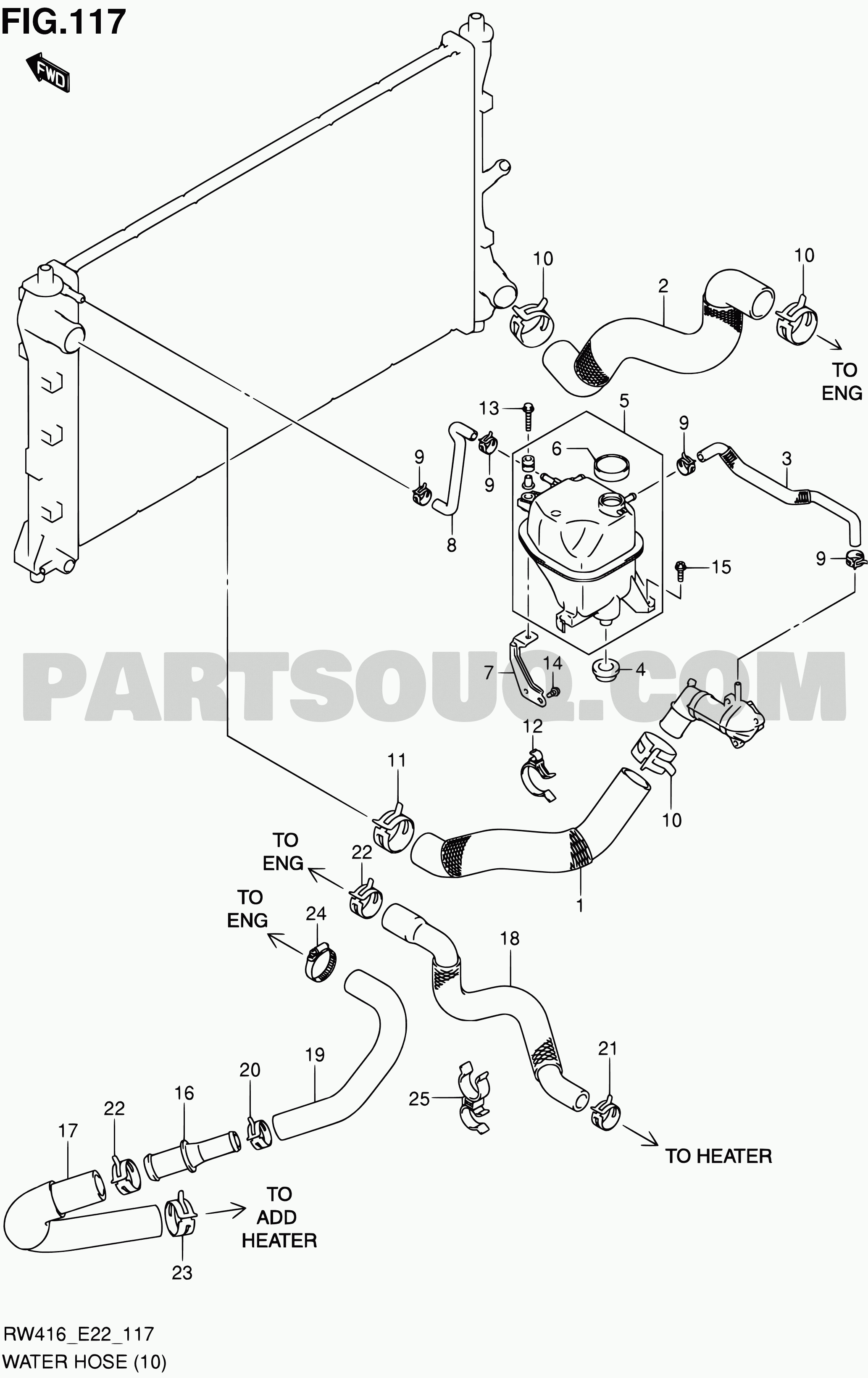5. Cooling | Suzuki SX4 RW420 RW420D-3 (MAGYAR) | Parts Catalogs 