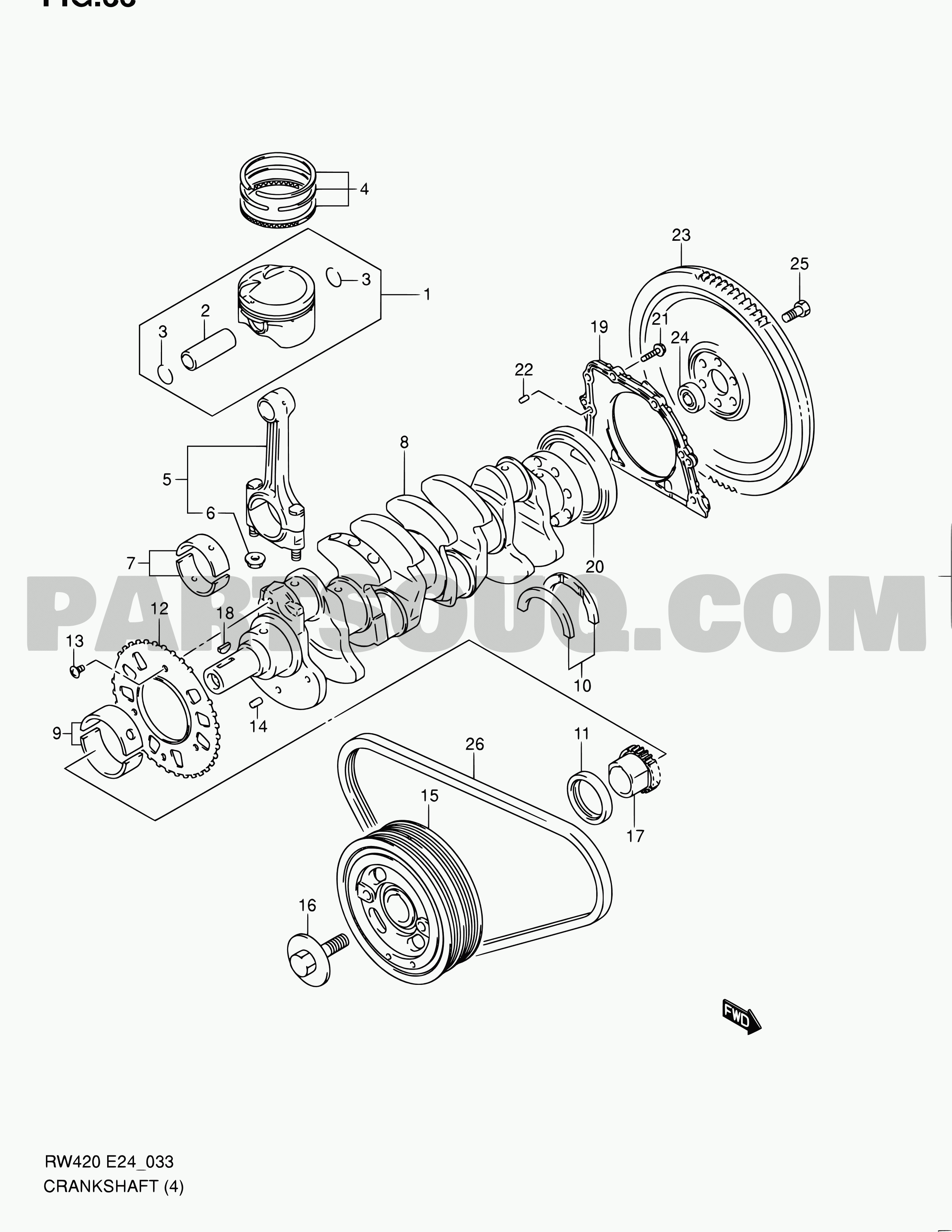 1. Engine Suzuki SX4 RW416 RW4166 (E30,E38) Parts Catalogs PartSouq
