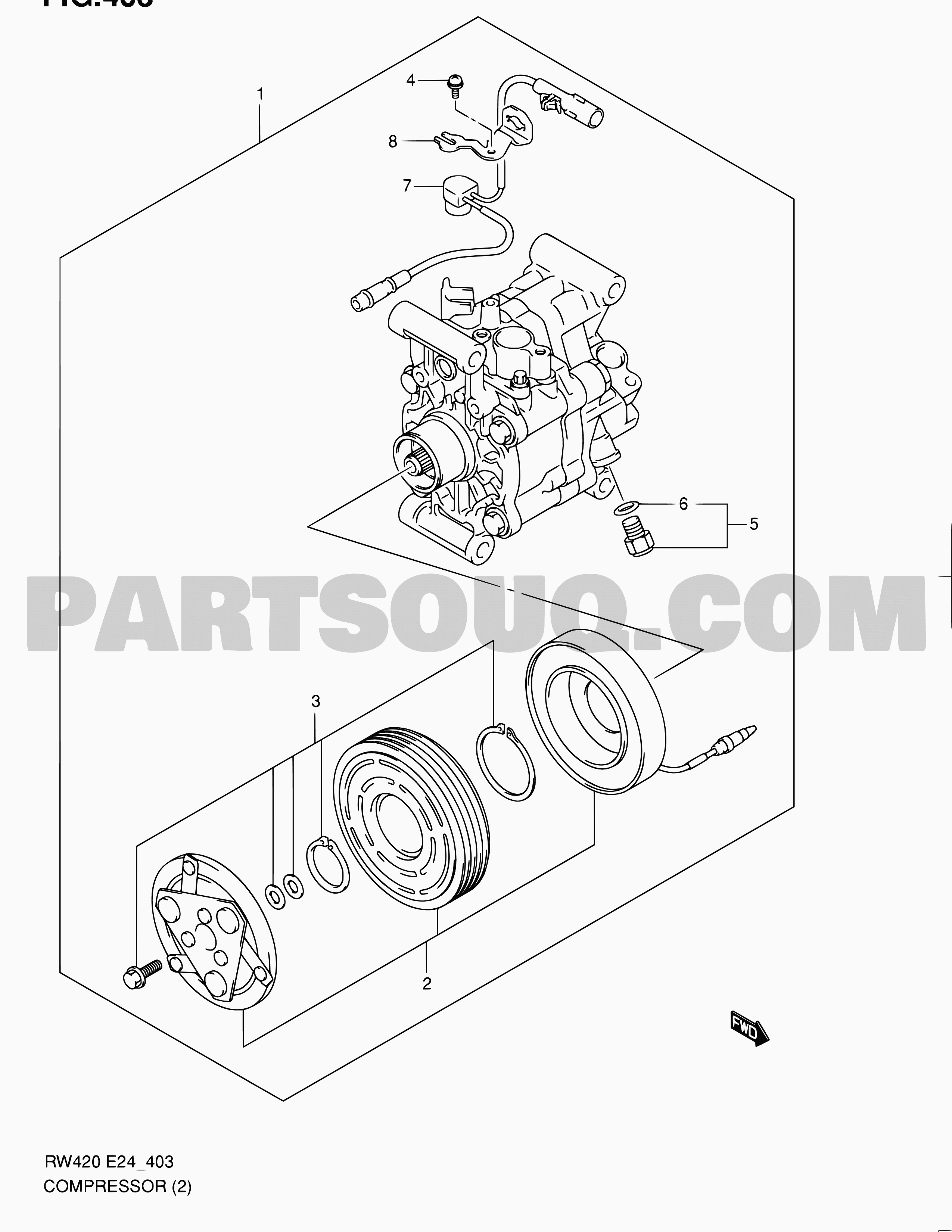 15 Air Conditioning Suzuki SX4 RW416 RW416 6 E48 Parts Catalogs 15-air-conditioning-suzuki-sx4-rw416-rw416-6-e48-parts-catalogs