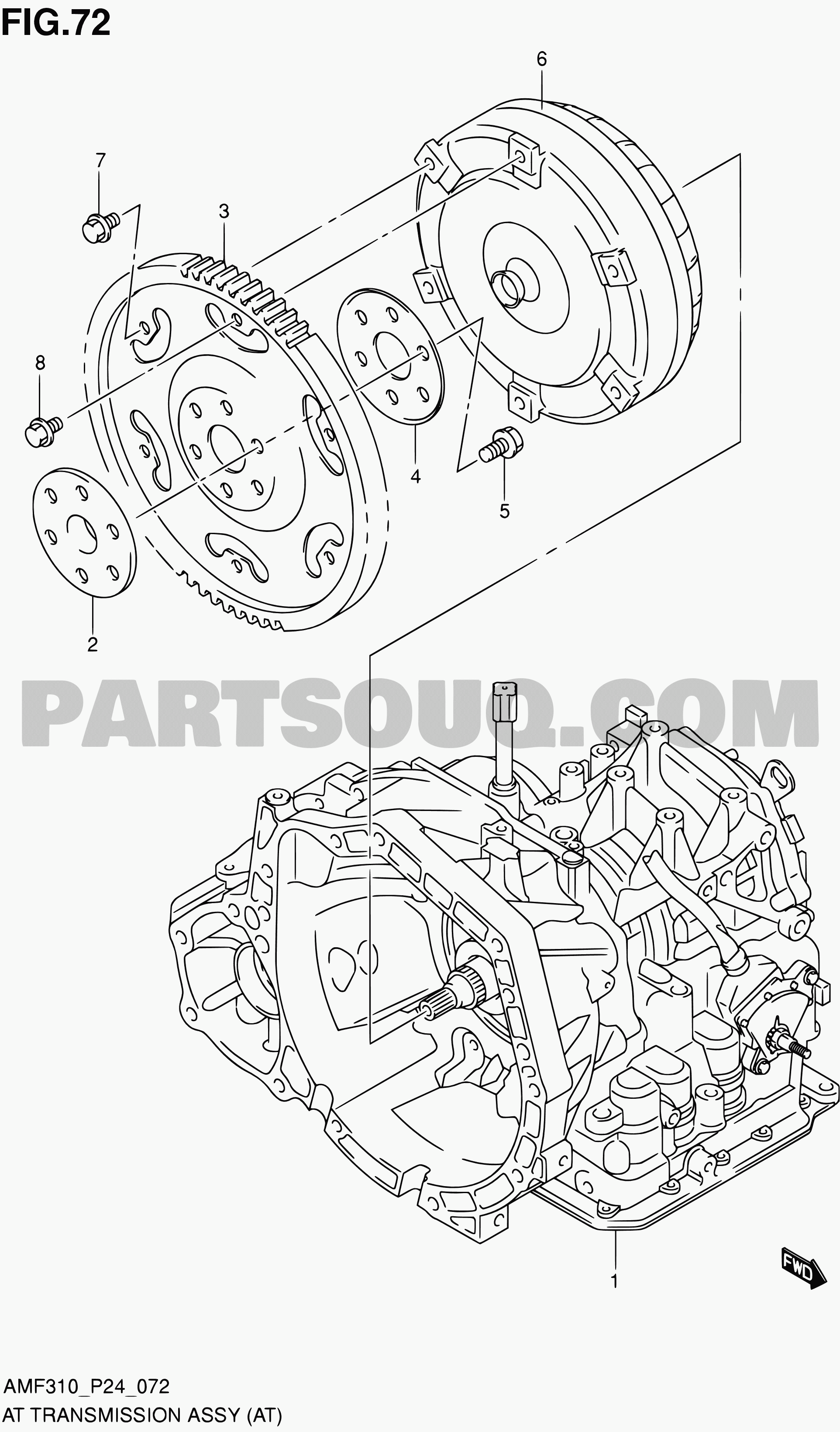 Alto transmission parts top