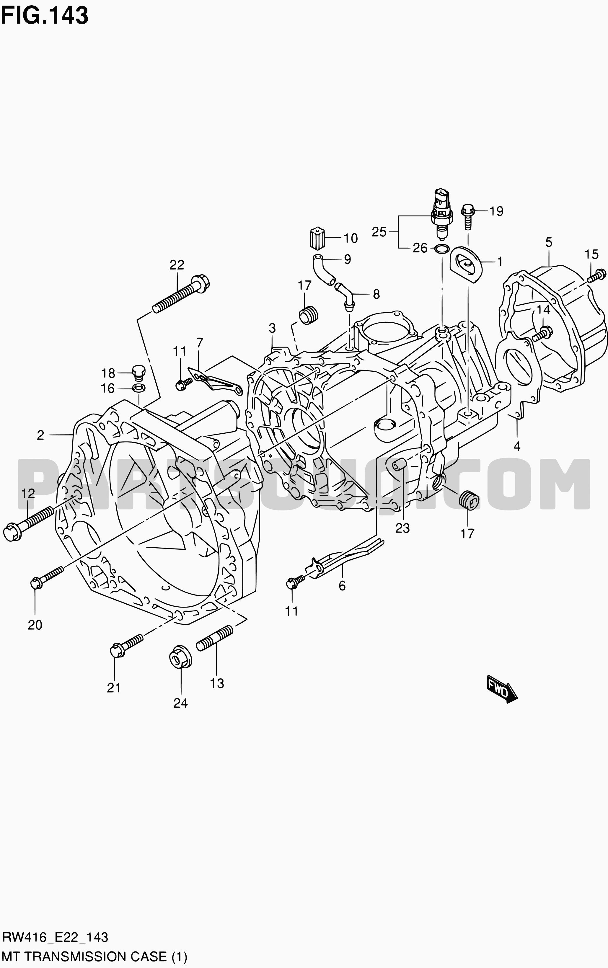 7. Transmission | Suzuki SX4 RW416 RW416-4 (MAGYAR) | Parts
