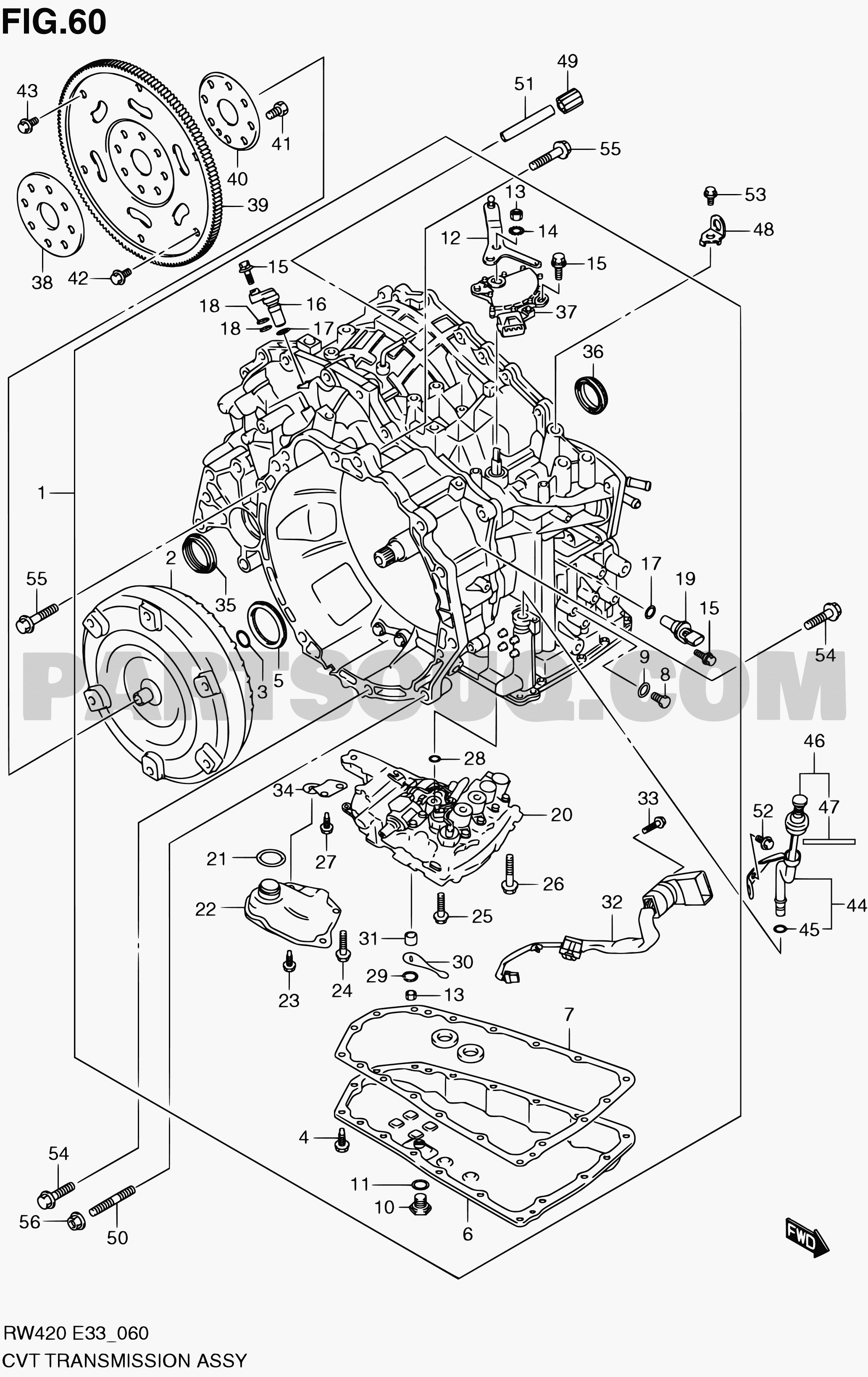 7. Transmission | Suzuki SX4 RW420 RW420 (E03,E33:MY 2009) | Parts
