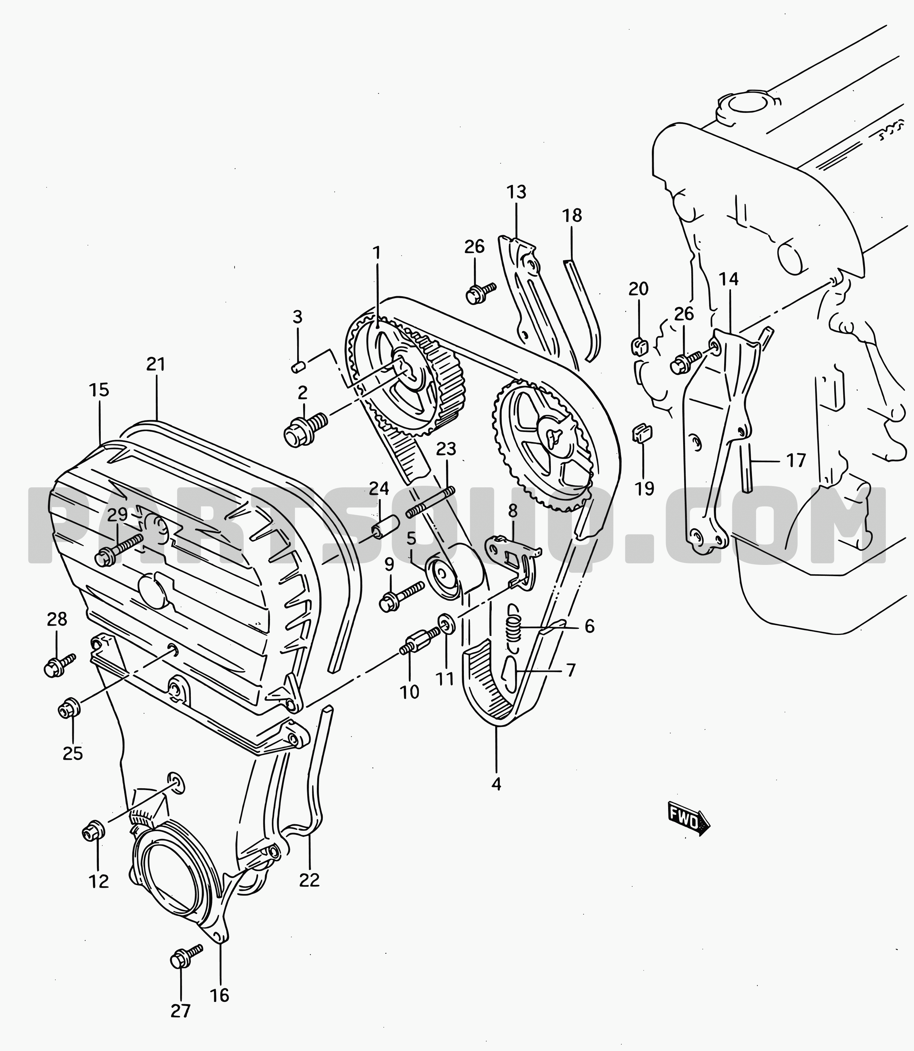 Suzuki swift shop timing belt
