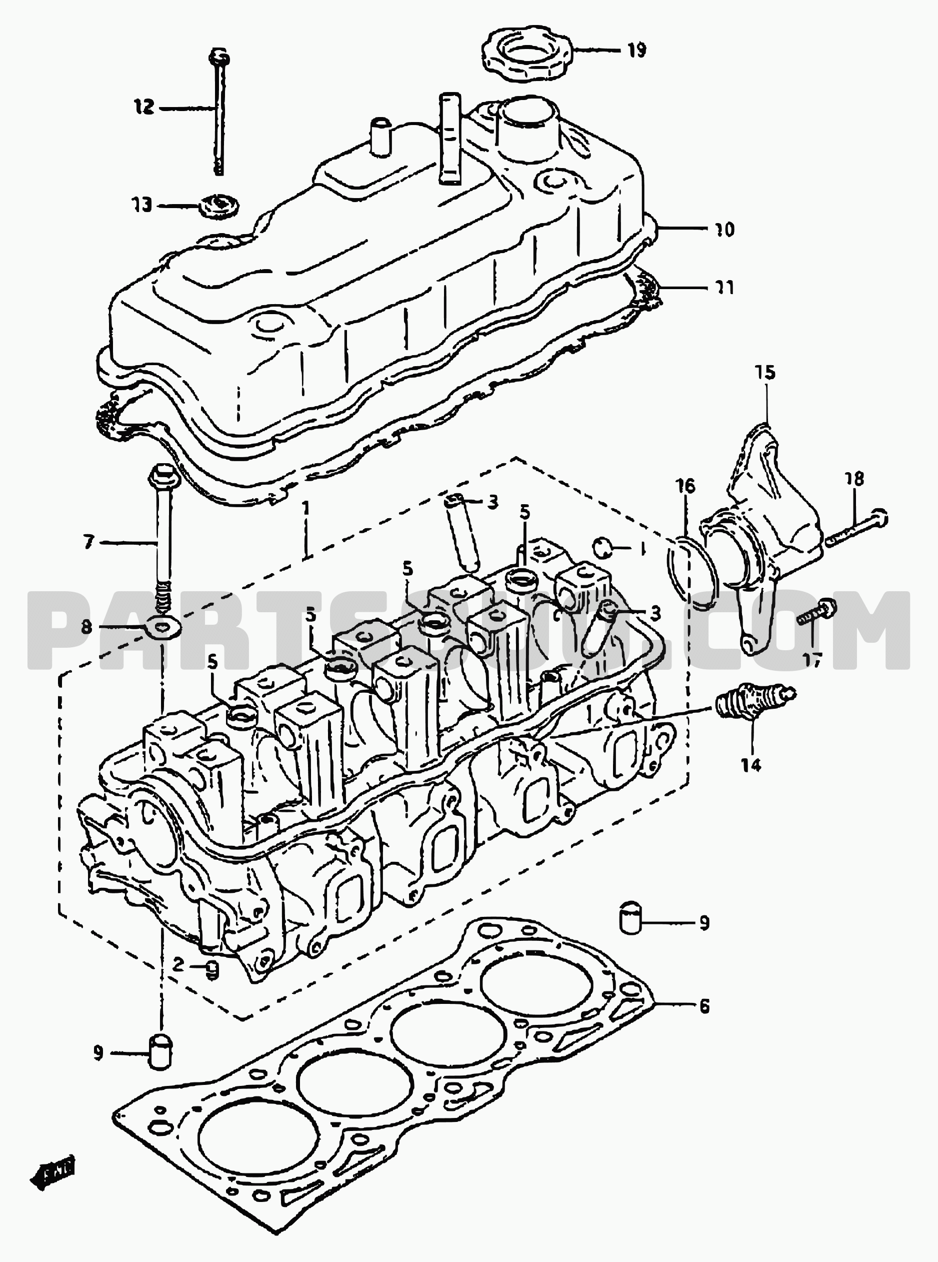 2 - CYLINDER HEAD AND COVER
