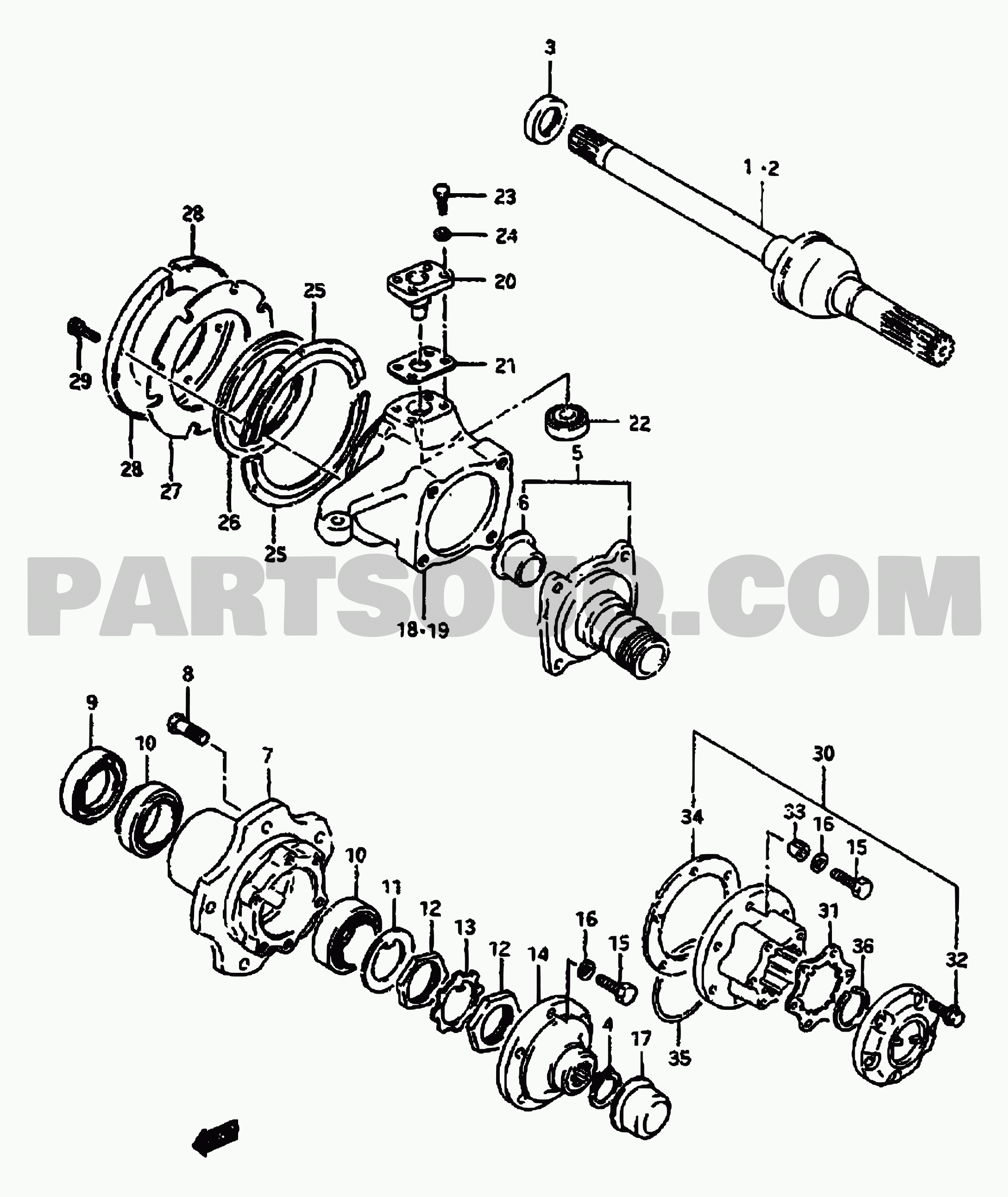 10. Suspension Suzuki Samurai/SJ SJ413 SJ413Q6 (E24) Parts