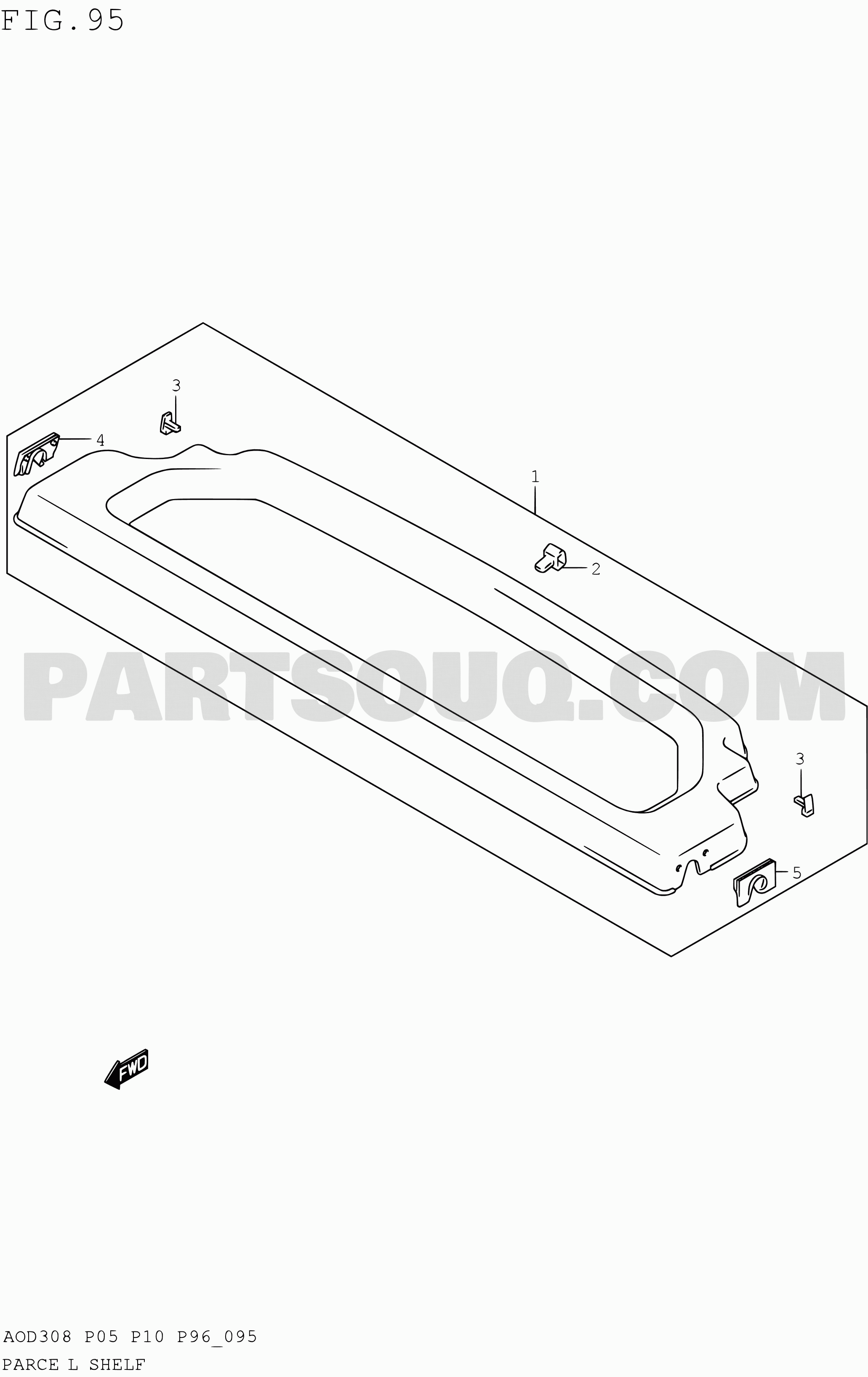 Suzuki alto sales parcel shelf