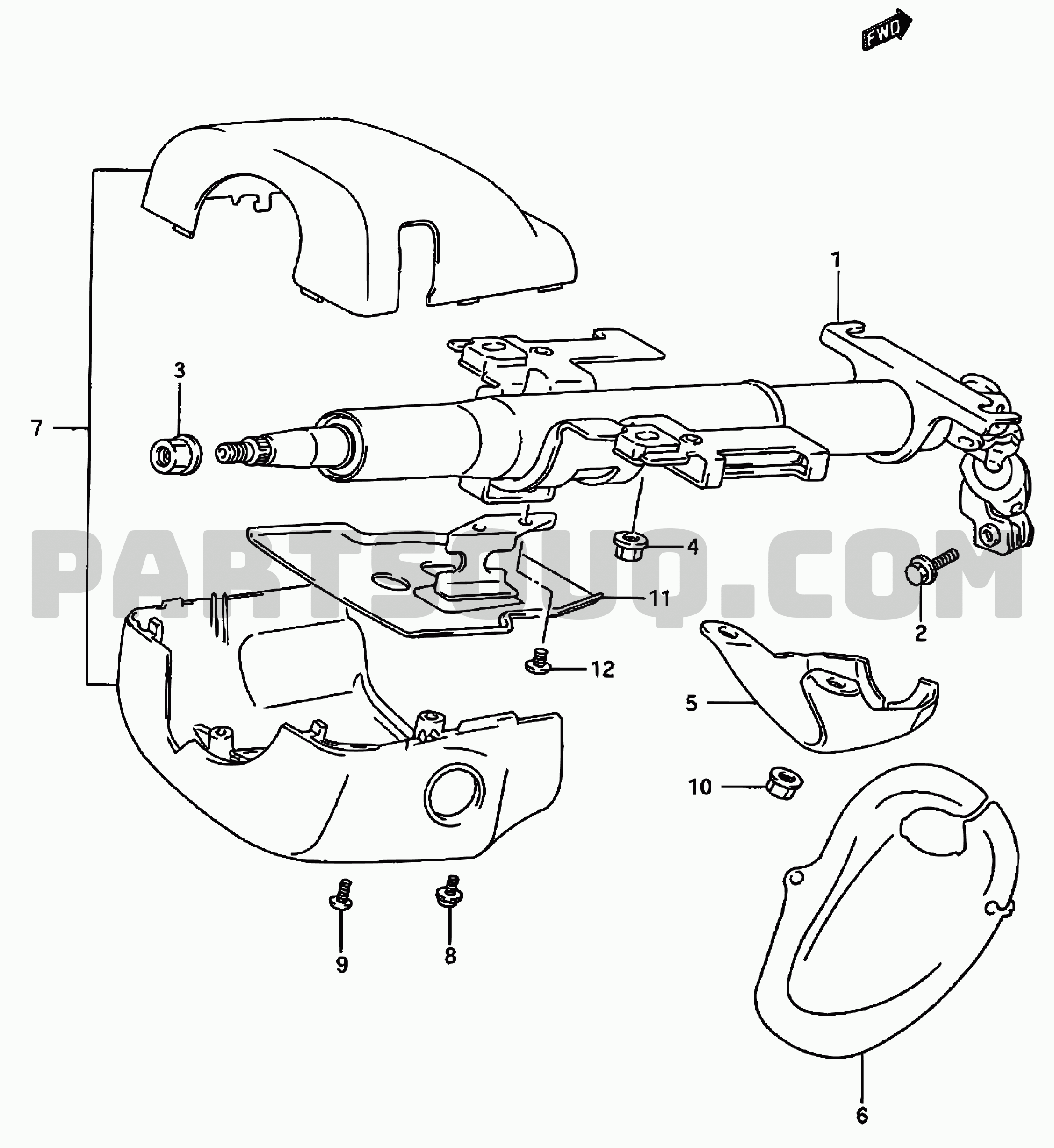 11. Steering Suzuki Baleno/Esteem SY416 SY416 (E03,E28,E33,E60MY