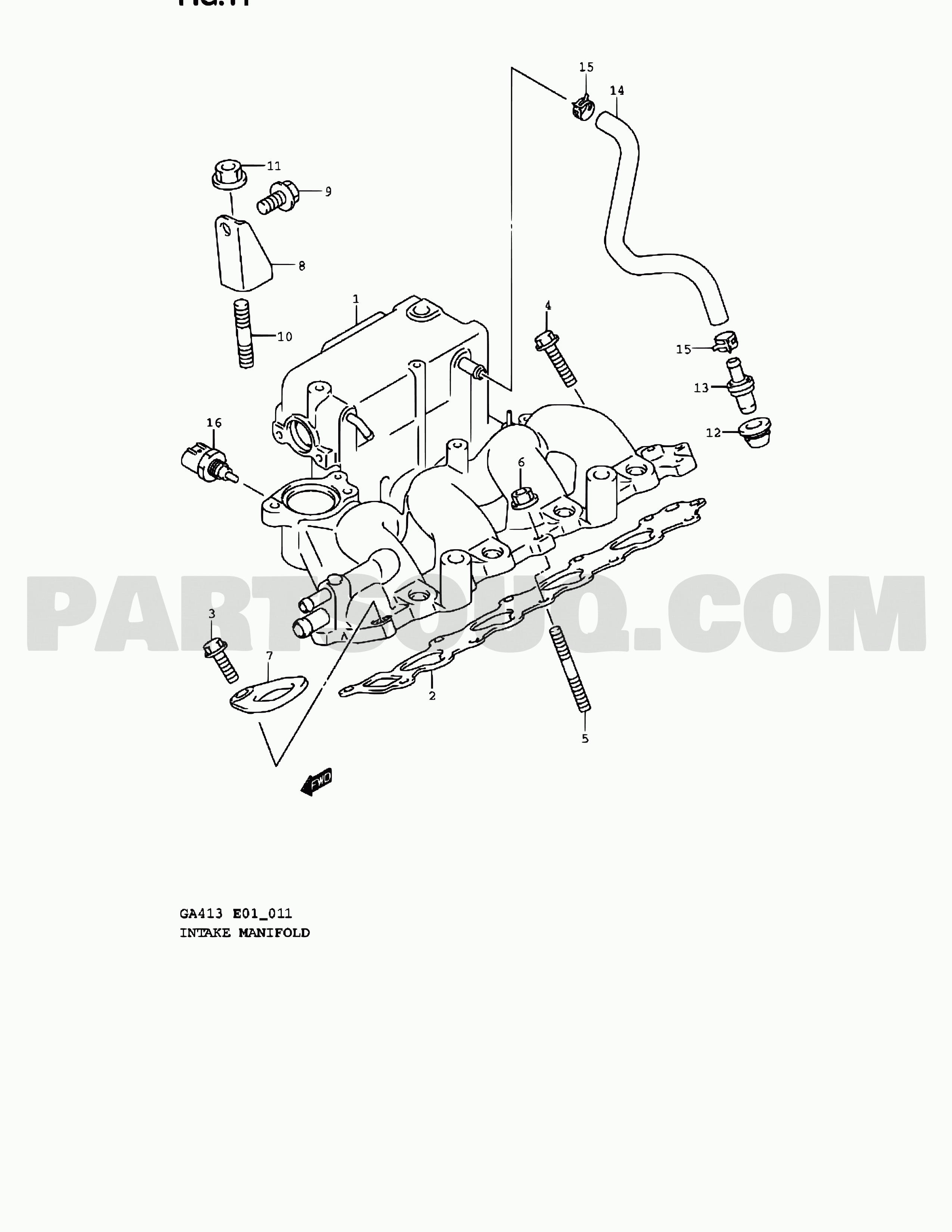 1. Engine | Suzuki Carry/Supercarry/Every GA413 GA413 | Parts Catalogs ...